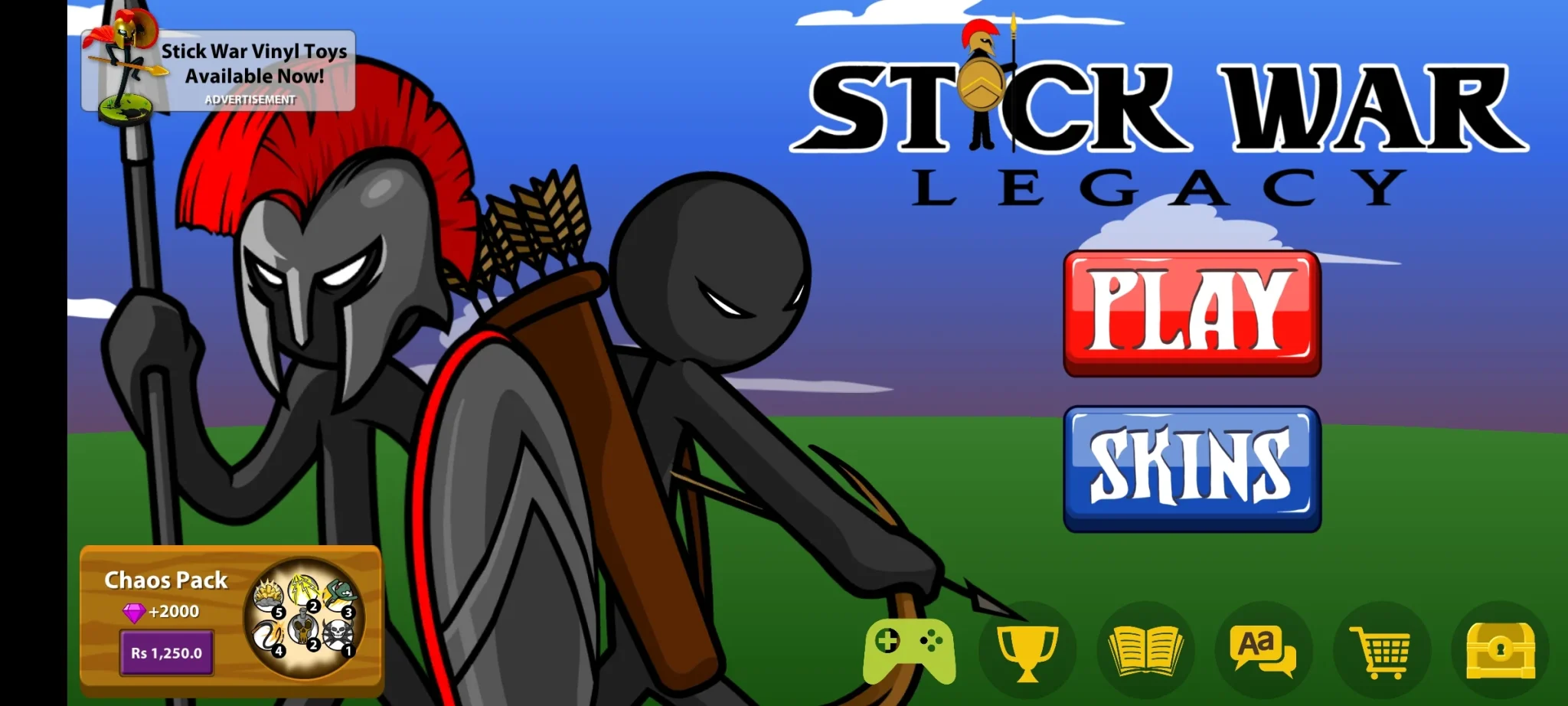 Stick War Legacy MOD APK v2023.5.429 (Unlimited All, 999 Army)