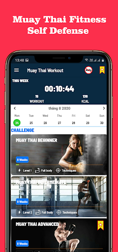Muay Thai Fitness & Workout MOD APK (Premium Unlocked) v2.1.10 5 5 76