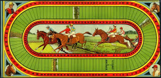 Horse racing board game